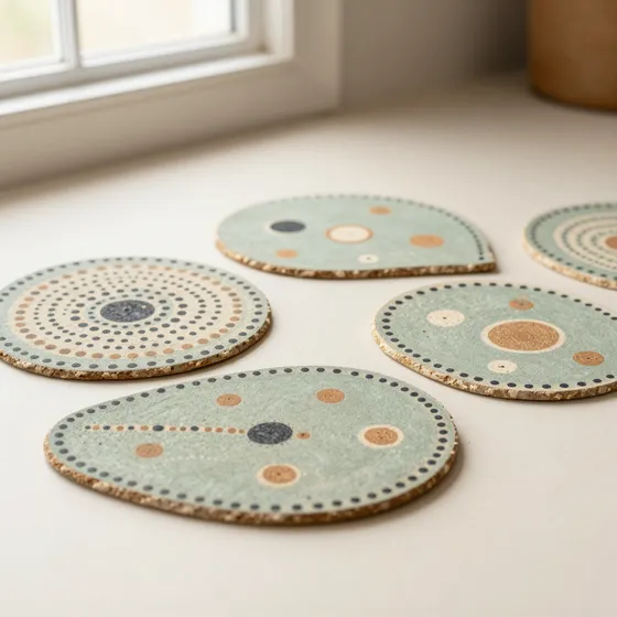 Antique western desert dot paintings