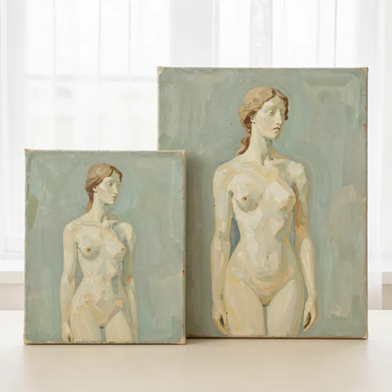 Antique contemporary figurative pieces
