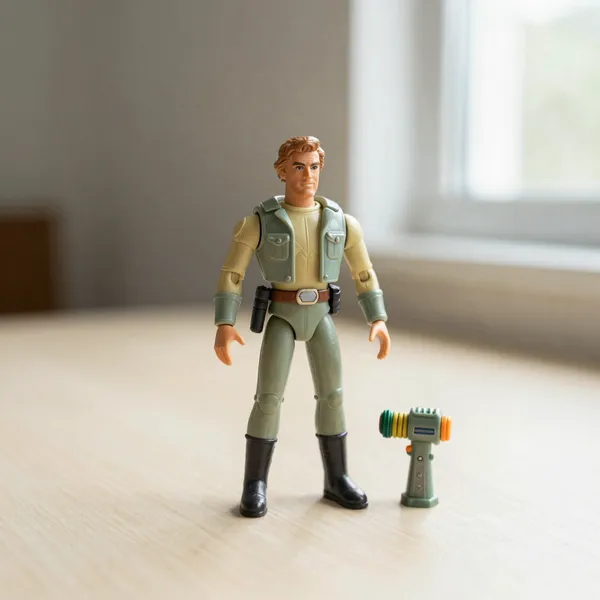 Illustrative: 1978 Kenner loose figure, complete with original blaster