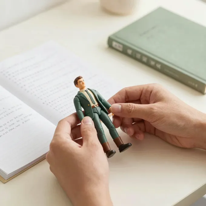 Researching the value of an antique action figures piece