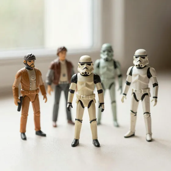 Antique vintage star wars figures