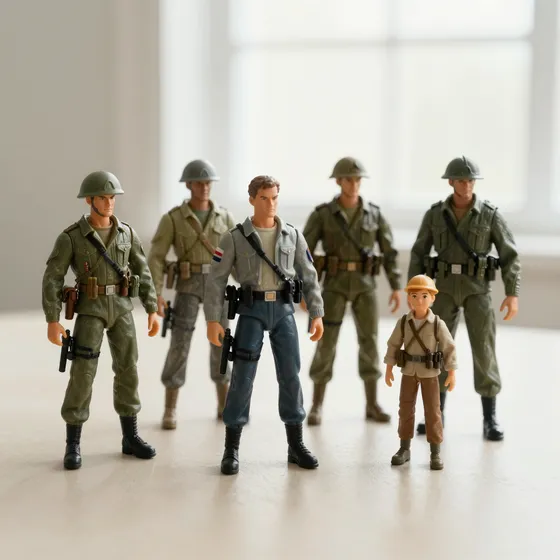 Antique g.i. joe & military figures