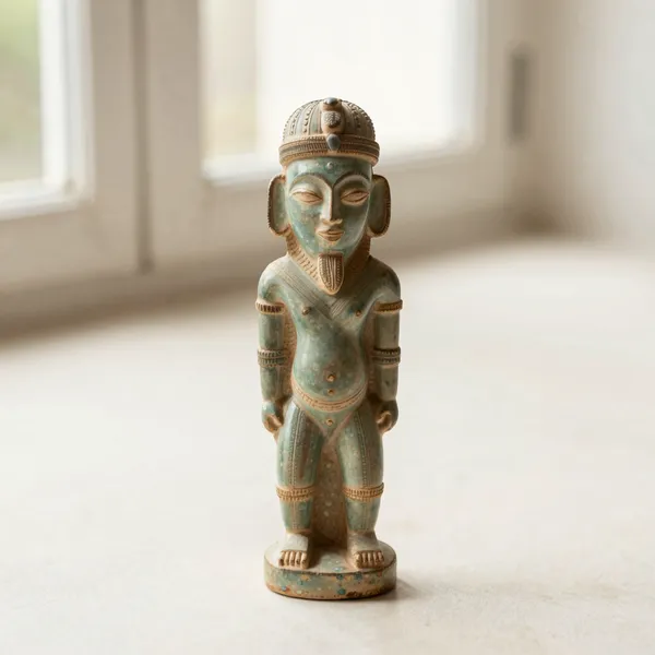 Illustrative: later carved figure made for the export and tourist market