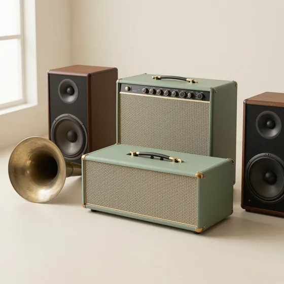 Antique horn & vintage speakers