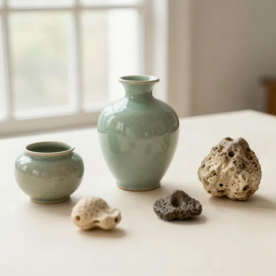 Antique natural specimens and oddments