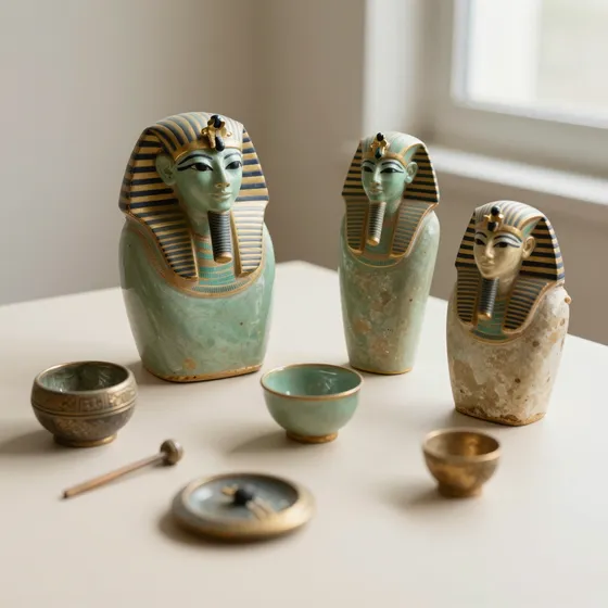 Antique egyptian artifacts