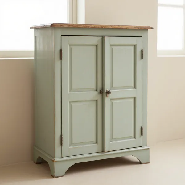 Illustrative: late 18th-century cherry bonnetiere, single door, provincial French