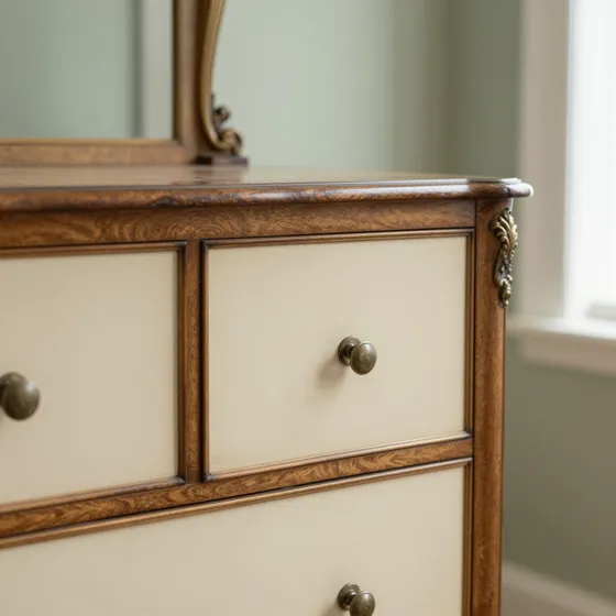 Antique louis xv walnut armoire