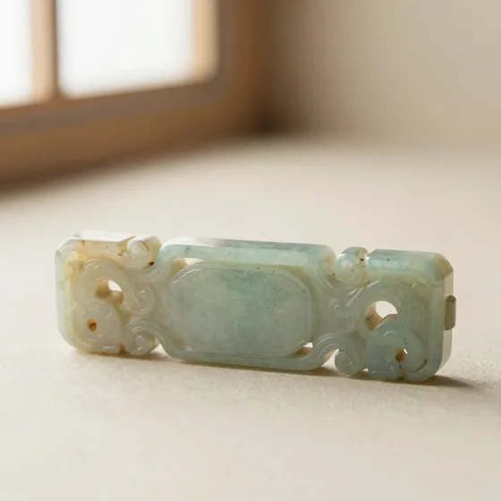 Antique jade carvings