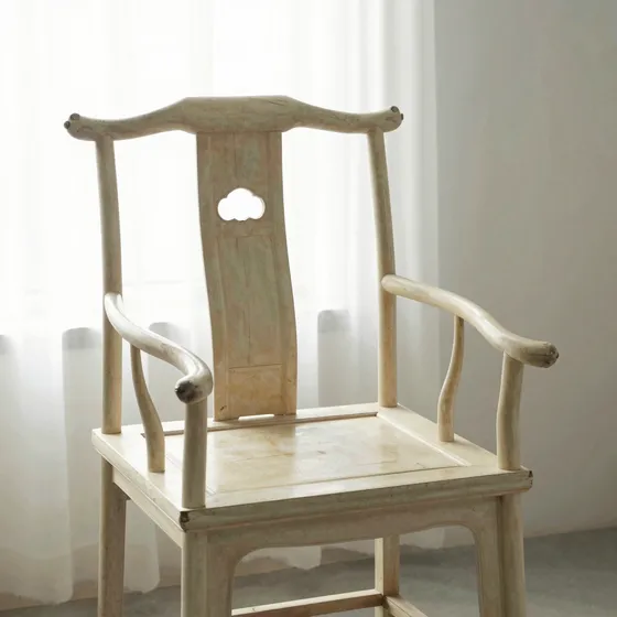 Antique yokeback chair