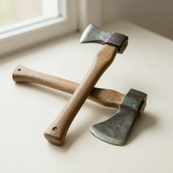 Antique broad & hewing axes