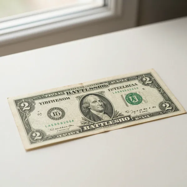 Illustrative: 1918 $2 Federal Reserve Bank Note 'Battleship', mid-grade