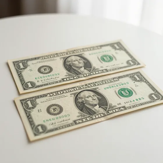 Antique large-size u.s. notes