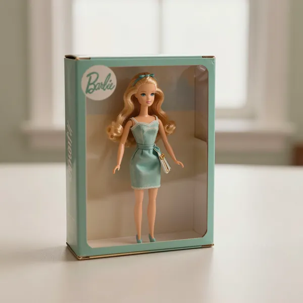 Illustrative: 1990s limited edition Barbie, never removed from box