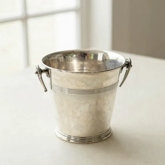 Antique silver ice buckets