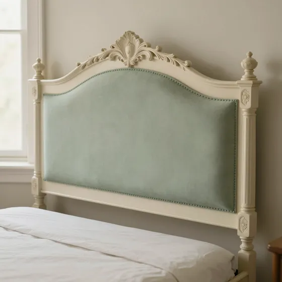Antique victorian carved headboards