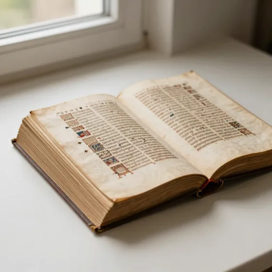 Antique illuminated manuscripts