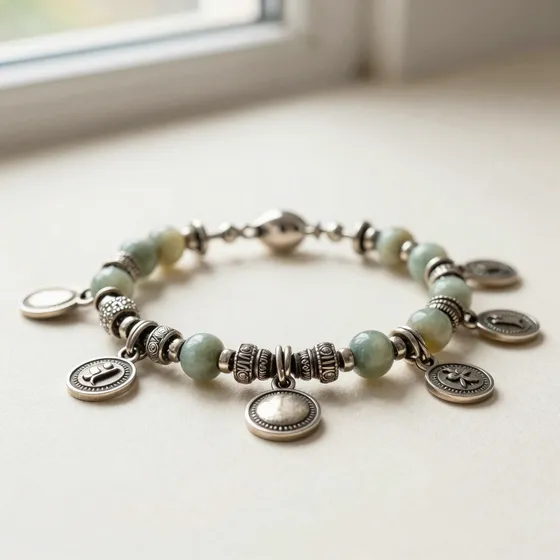 Antique vintage charm bracelets