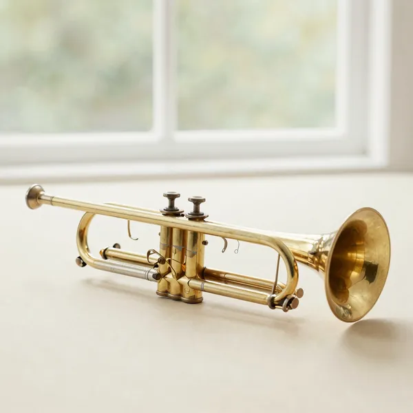 Illustrative: early Vincent Bach Stradivarius trumpet, Mt. Vernon era, original finish