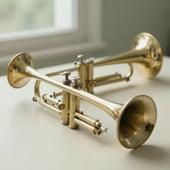 Antique trumpets & cornets