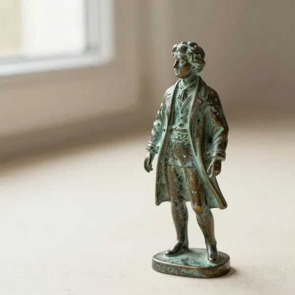 Illustrative: a small cold-painted Vienna bronze figure, early 1900s