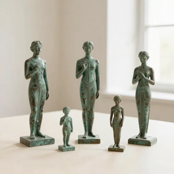 Antique art deco bronzes