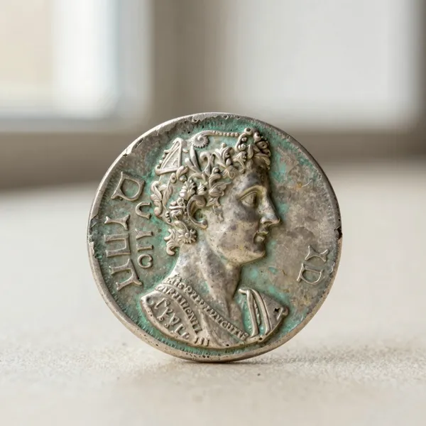 Illustrative: Roman silver denarius, 2nd century, clear portrait and legend