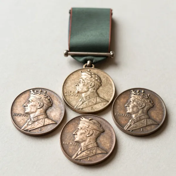 Illustrative: A WWI British campaign medal trio, impressed-named to an infantry private, with original ribbons