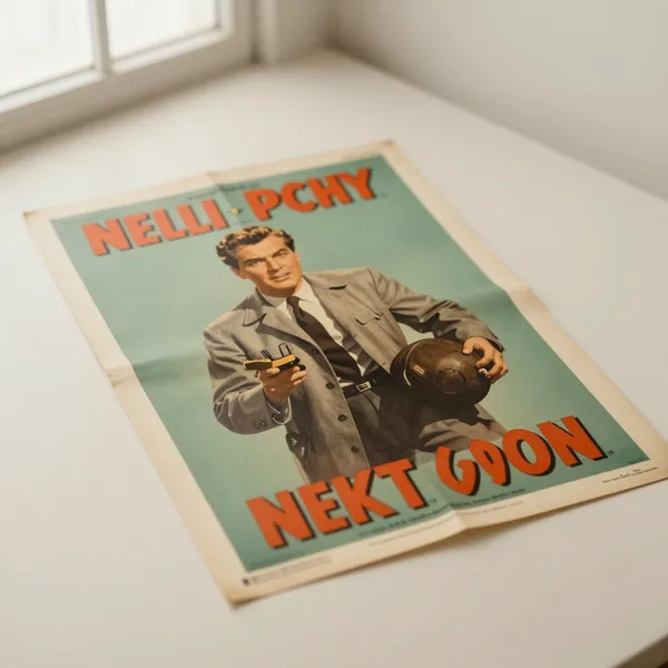 Illustrative: original folded one-sheet for a 1950s suspense classic, first theatrical release