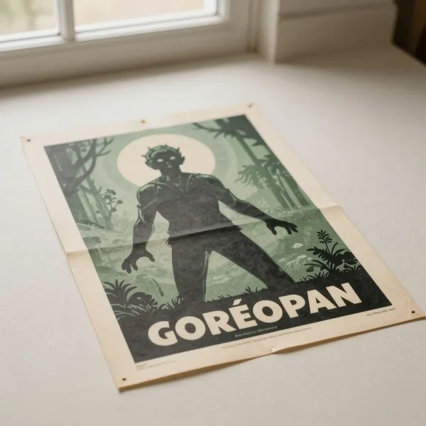Illustrative: original linen-backed horror one-sheet from the early 1960s, style A artwork