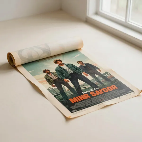 Illustrative: 1980s re-release one-sheet for a well-known blockbuster, rolled