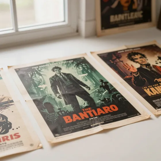 Antique horror & sci-fi posters