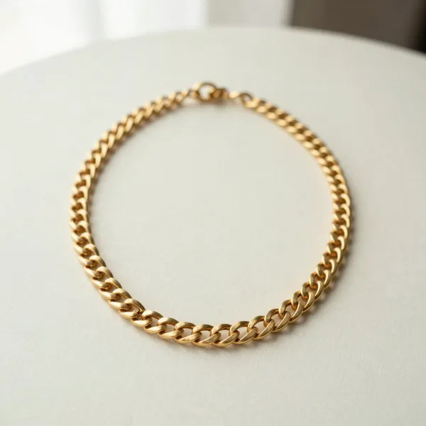 Illustrative: 1950s signed 18k gold woven-link necklace from a recognized maker