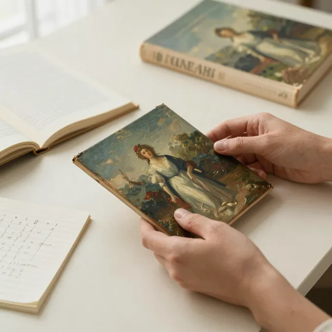 Researching the value of an antique oil paintings piece