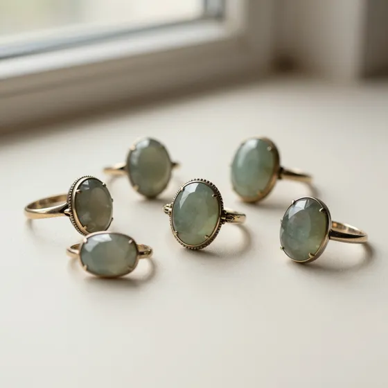 Antique victorian gemstone rings