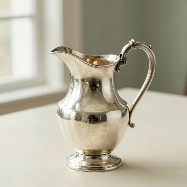 Illustrative: American sterling water pitcher, Gorham, early 20th century